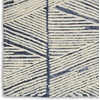 image:imageNourison Home Vail White Blue 23 x 76 Area Rug  Easy Clean Non Shedding Bed Room Living Room Dining Room Kitchen 8 RunnerWhite Blue