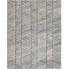 image:imageNourison Home Vail White Blue 23 x 76 Area Rug  Easy Clean Non Shedding Bed Room Living Room Dining Room Kitchen 8 RunnerWhite Blue