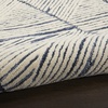 image:imageNourison Home Vail White Blue 23 x 76 Area Rug  Easy Clean Non Shedding Bed Room Living Room Dining Room Kitchen 8 RunnerWhite Blue