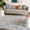 image:imageNourison Home Vail White Blue 23 x 76 Area Rug  Easy Clean Non Shedding Bed Room Living Room Dining Room Kitchen 8 RunnerWhite Blue