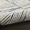 image:imageNourison Home Vail White Blue 23 x 76 Area Rug  Easy Clean Non Shedding Bed Room Living Room Dining Room Kitchen 8 RunnerWhite Blue