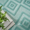 image:imageNourison Home Versatile Ivory White 3 x 5 Area Rug  Easy Clean Non Shedding Bed Room Living Room Dining Room Kitchen 3 x 5Aqua Teal