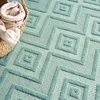 image:imageNourison Home Versatile Ivory White 3 x 5 Area Rug  Easy Clean Non Shedding Bed Room Living Room Dining Room Kitchen 3 x 5Aqua Teal
