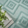 image:imageNourison Home Versatile Ivory White 3 x 5 Area Rug  Easy Clean Non Shedding Bed Room Living Room Dining Room Kitchen 3 x 5Aqua Teal