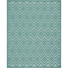 image:imageNourison Home Versatile Ivory White 3 x 5 Area Rug  Easy Clean Non Shedding Bed Room Living Room Dining Room Kitchen 3 x 5Aqua Teal
