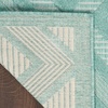 image:imageNourison Home Versatile Ivory White 3 x 5 Area Rug  Easy Clean Non Shedding Bed Room Living Room Dining Room Kitchen 3 x 5Aqua Teal