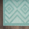 image:imageNourison Home Versatile Ivory White 3 x 5 Area Rug  Easy Clean Non Shedding Bed Room Living Room Dining Room Kitchen 3 x 5Aqua Teal