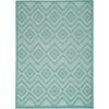 image:imageNourison Home Versatile Ivory White 3 x 5 Area Rug  Easy Clean Non Shedding Bed Room Living Room Dining Room Kitchen 3 x 5Aqua Teal