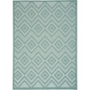 image:imageNourison Home Versatile Ivory White 3 x 5 Area Rug  Easy Clean Non Shedding Bed Room Living Room Dining Room Kitchen 3 x 5Aqua Teal