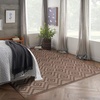 image:imageNourison Home Versatile Ivory White 3 x 5 Area Rug  Easy Clean Non Shedding Bed Room Living Room Dining Room Kitchen 3 x 5Brown