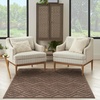 image:imageNourison Home Versatile Ivory White 3 x 5 Area Rug  Easy Clean Non Shedding Bed Room Living Room Dining Room Kitchen 3 x 5Brown