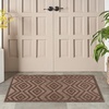 image:imageNourison Home Versatile Ivory White 3 x 5 Area Rug  Easy Clean Non Shedding Bed Room Living Room Dining Room Kitchen 3 x 5Brown