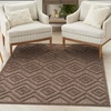 image:imageNourison Home Versatile Ivory White 3 x 5 Area Rug  Easy Clean Non Shedding Bed Room Living Room Dining Room Kitchen 3 x 5Brown