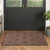 image:imageNourison Home Versatile Ivory White 3 x 5 Area Rug  Easy Clean Non Shedding Bed Room Living Room Dining Room Kitchen 3 x 5Brown