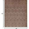 image:imageNourison Home Versatile Ivory White 3 x 5 Area Rug  Easy Clean Non Shedding Bed Room Living Room Dining Room Kitchen 3 x 5Brown