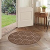 image:imageNourison Home Versatile Ivory White 3 x 5 Area Rug  Easy Clean Non Shedding Bed Room Living Room Dining Room Kitchen 3 x 5Brown