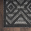 image:imageNourison Home Versatile Ivory White 3 x 5 Area Rug  Easy Clean Non Shedding Bed Room Living Room Dining Room Kitchen 3 x 5Charcoal Black