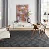 image:imageNourison Home Versatile Ivory White 3 x 5 Area Rug  Easy Clean Non Shedding Bed Room Living Room Dining Room Kitchen 3 x 5Charcoal Black