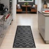 image:imageNourison Home Versatile Ivory White 3 x 5 Area Rug  Easy Clean Non Shedding Bed Room Living Room Dining Room Kitchen 3 x 5Charcoal Black