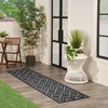 image:imageNourison Home Versatile Ivory White 3 x 5 Area Rug  Easy Clean Non Shedding Bed Room Living Room Dining Room Kitchen 3 x 5Charcoal Black