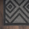 image:imageNourison Home Versatile Ivory White 3 x 5 Area Rug  Easy Clean Non Shedding Bed Room Living Room Dining Room Kitchen 3 x 5Charcoal Black