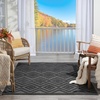 image:imageNourison Home Versatile Ivory White 3 x 5 Area Rug  Easy Clean Non Shedding Bed Room Living Room Dining Room Kitchen 3 x 5Charcoal Black