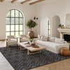 image:imageNourison Home Versatile Ivory White 3 x 5 Area Rug  Easy Clean Non Shedding Bed Room Living Room Dining Room Kitchen 3 x 5Charcoal Black