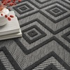 image:imageNourison Home Versatile Ivory White 3 x 5 Area Rug  Easy Clean Non Shedding Bed Room Living Room Dining Room Kitchen 3 x 5Charcoal Black