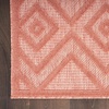 image:imageNourison Home Versatile Ivory White 3 x 5 Area Rug  Easy Clean Non Shedding Bed Room Living Room Dining Room Kitchen 3 x 5Coral Orange