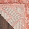 image:imageNourison Home Versatile Ivory White 3 x 5 Area Rug  Easy Clean Non Shedding Bed Room Living Room Dining Room Kitchen 3 x 5Coral Orange