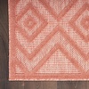 image:imageNourison Home Versatile Ivory White 3 x 5 Area Rug  Easy Clean Non Shedding Bed Room Living Room Dining Room Kitchen 3 x 5Coral Orange