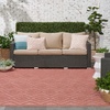 image:imageNourison Home Versatile Ivory White 3 x 5 Area Rug  Easy Clean Non Shedding Bed Room Living Room Dining Room Kitchen 3 x 5Coral Orange