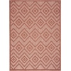 image:imageNourison Home Versatile Ivory White 3 x 5 Area Rug  Easy Clean Non Shedding Bed Room Living Room Dining Room Kitchen 3 x 5Coral Orange