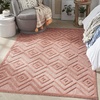 image:imageNourison Home Versatile Ivory White 3 x 5 Area Rug  Easy Clean Non Shedding Bed Room Living Room Dining Room Kitchen 3 x 5Coral Orange