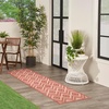 image:imageNourison Home Versatile Ivory White 3 x 5 Area Rug  Easy Clean Non Shedding Bed Room Living Room Dining Room Kitchen 3 x 5Coral Orange