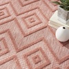 image:imageNourison Home Versatile Ivory White 3 x 5 Area Rug  Easy Clean Non Shedding Bed Room Living Room Dining Room Kitchen 3 x 5Coral Orange