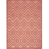 image:imageNourison Home Versatile Ivory White 3 x 5 Area Rug  Easy Clean Non Shedding Bed Room Living Room Dining Room Kitchen 3 x 5Coral Orange