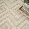 image:imageNourison Home Versatile Ivory White 3 x 5 Area Rug  Easy Clean Non Shedding Bed Room Living Room Dining Room Kitchen 3 x 5Cream
