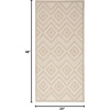 image:imageNourison Home Versatile Ivory White 3 x 5 Area Rug  Easy Clean Non Shedding Bed Room Living Room Dining Room Kitchen 3 x 5Cream