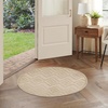 image:imageNourison Home Versatile Ivory White 3 x 5 Area Rug  Easy Clean Non Shedding Bed Room Living Room Dining Room Kitchen 3 x 5Cream