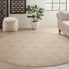 image:imageNourison Home Versatile Ivory White 3 x 5 Area Rug  Easy Clean Non Shedding Bed Room Living Room Dining Room Kitchen 3 x 5Cream