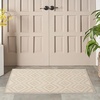 image:imageNourison Home Versatile Ivory White 3 x 5 Area Rug  Easy Clean Non Shedding Bed Room Living Room Dining Room Kitchen 3 x 5Cream