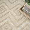 image:imageNourison Home Versatile Ivory White 3 x 5 Area Rug  Easy Clean Non Shedding Bed Room Living Room Dining Room Kitchen 3 x 5Cream