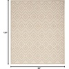 image:imageNourison Home Versatile Ivory White 3 x 5 Area Rug  Easy Clean Non Shedding Bed Room Living Room Dining Room Kitchen 3 x 5Cream