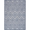 image:imageNourison Home Versatile Ivory White 3 x 5 Area Rug  Easy Clean Non Shedding Bed Room Living Room Dining Room Kitchen 3 x 5Denim Blue