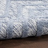 image:imageNourison Home Versatile Ivory White 3 x 5 Area Rug  Easy Clean Non Shedding Bed Room Living Room Dining Room Kitchen 3 x 5Denim Blue