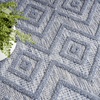 image:imageNourison Home Versatile Ivory White 3 x 5 Area Rug  Easy Clean Non Shedding Bed Room Living Room Dining Room Kitchen 3 x 5Denim Blue