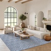 image:imageNourison Home Versatile Ivory White 3 x 5 Area Rug  Easy Clean Non Shedding Bed Room Living Room Dining Room Kitchen 3 x 5Denim Blue