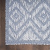 image:imageNourison Home Versatile Ivory White 3 x 5 Area Rug  Easy Clean Non Shedding Bed Room Living Room Dining Room Kitchen 3 x 5Denim Blue