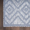 image:imageNourison Home Versatile Ivory White 3 x 5 Area Rug  Easy Clean Non Shedding Bed Room Living Room Dining Room Kitchen 3 x 5Denim Blue